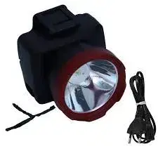 Urja UR-5032A Rechargeable LED Head Torch Light – 3W Super Bright, 900mAh Battery, 2 Modes, Adjustable Strap for Camping, Hiking, Construction, Emergency Use