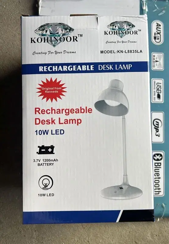 Kohinoor KN-L8835LA rechargeable desk lamp.