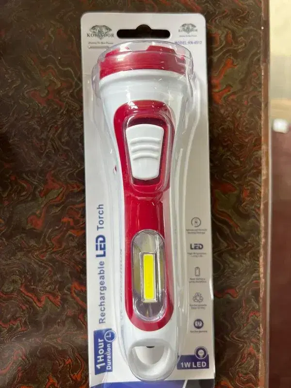 Kohinoor model KN-4512 rechargeable LED torch.