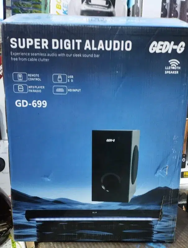 GD-699 High Sound Quality Sound Bar With Subwoofer 5.1 Bluetooth SoundBar Surround Speaker Home Theatre System for Tv Theater
