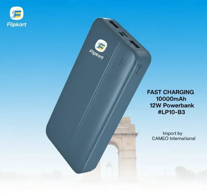 Flipkart 10000 mAh 12 W Power Bank model LP10-B3
