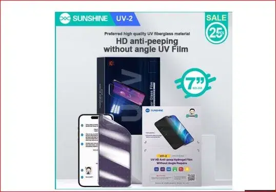 SUNSHINE UV-2 HD Anti-peep Fiberglass Protective Film