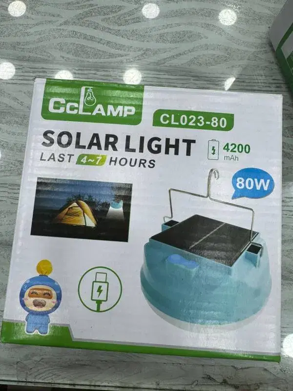 CClamp CL023-80 solar light.