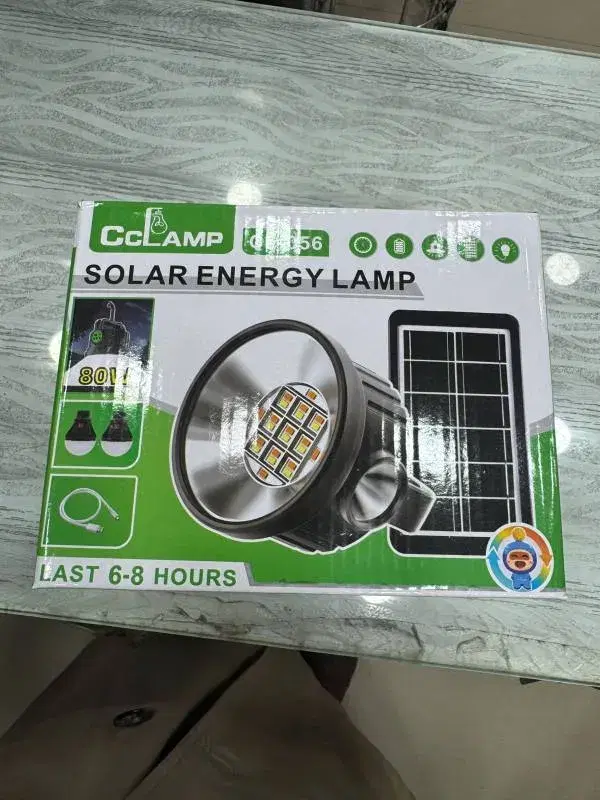 Cclamp CL-056 LED solar energy lamp.