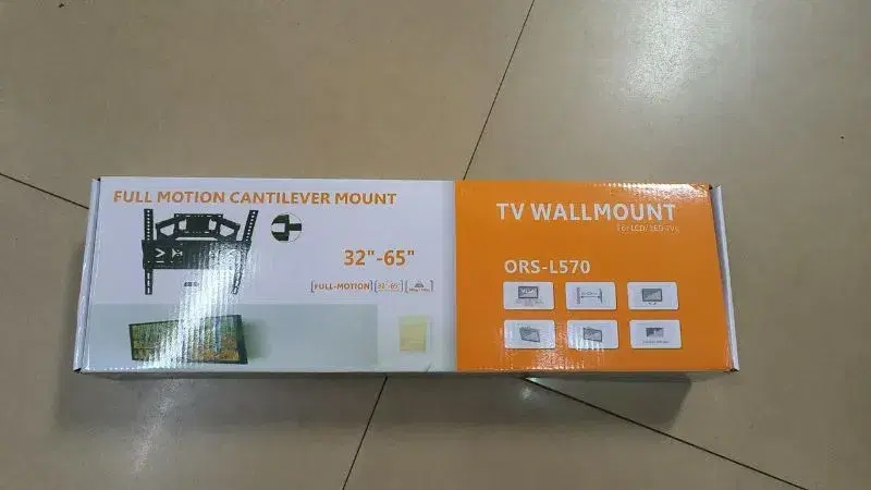 ORS-L570 full motion cantilever TV wall mount.