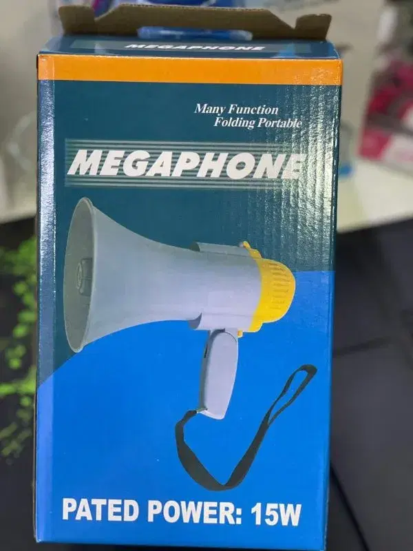portable folding megaphone