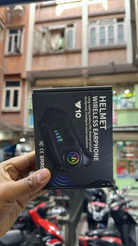V10 Helmet Wireless Earphone