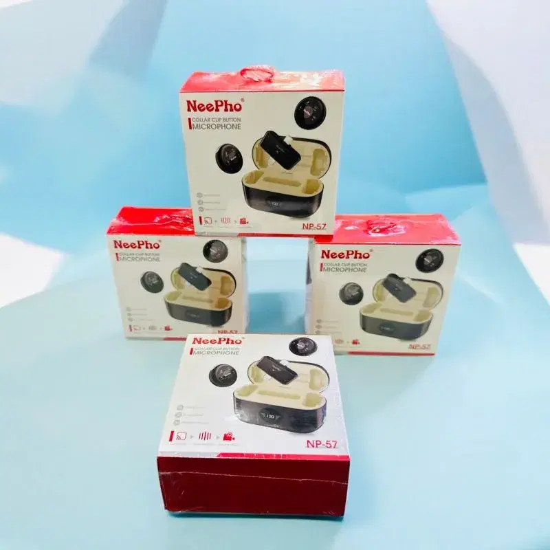 NEEPHO wireless microphone NP-57 with Magnetic Clip for iphone and type C Port