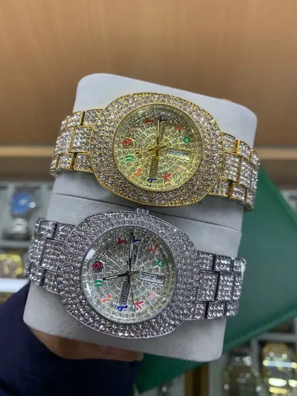 New Style Fashion Full Diamond Face Women Quartz Watch