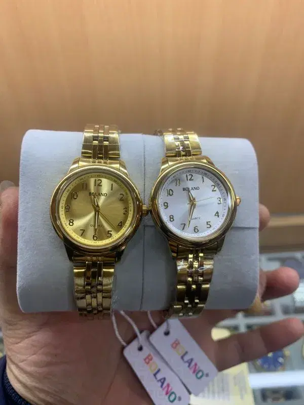 Bolano Golden Stainless Steel Watch For Women