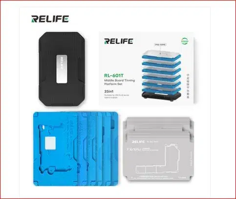 RELIFE RL-601T 25-in-1 Mid-Tier Motherboard Repair Fixture Set IPX-IP16
