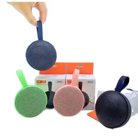 Wireless Blue-tooth IPX4 - LP V81 Speaker Portable Active USB TF BT Stereo Bass Sound Circular mini Speaker With FM Radio Wireless