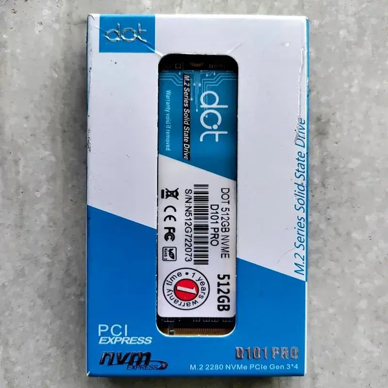 Dot SSD NVMe 512GB D101 PRO Dot