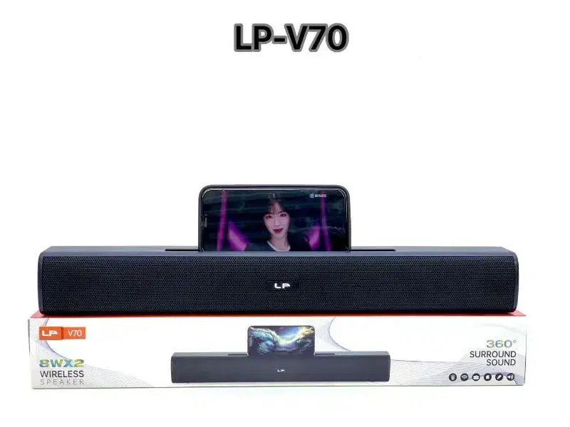 LP V70 Recargeable Bluetooth SoundBar
