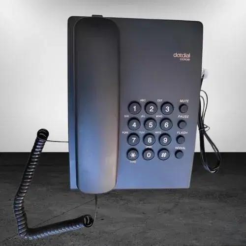 Dot TELEPHONE SET DOTDIAL DD110B BLACK Dot