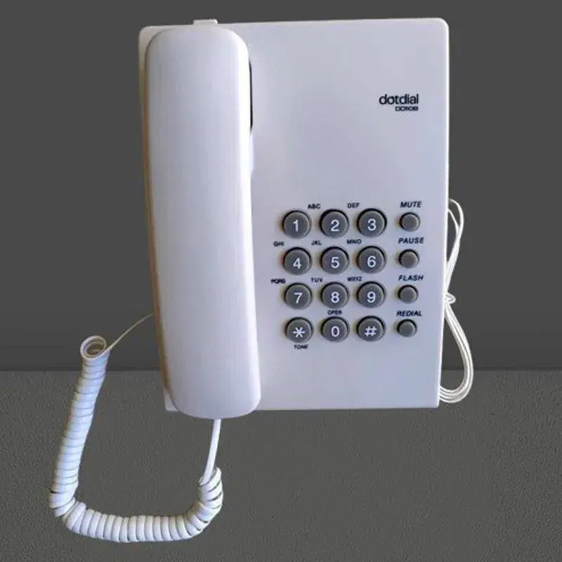 Dot TELEPHONE SET DOTDIAL DD110B WHITE Dot