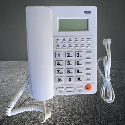 Dot TELEPHONE SET DOTDIAL DD210C WHITE Dot