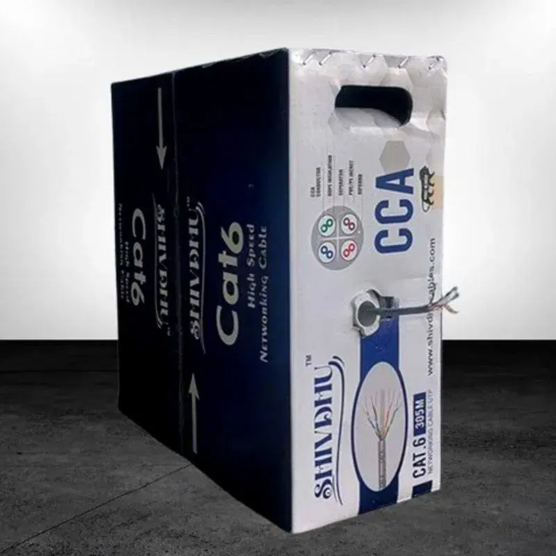 SHIVDHU CAT6 UTP CABLE INDOOR CCA 0.51 305Mtr. SHIVDHU