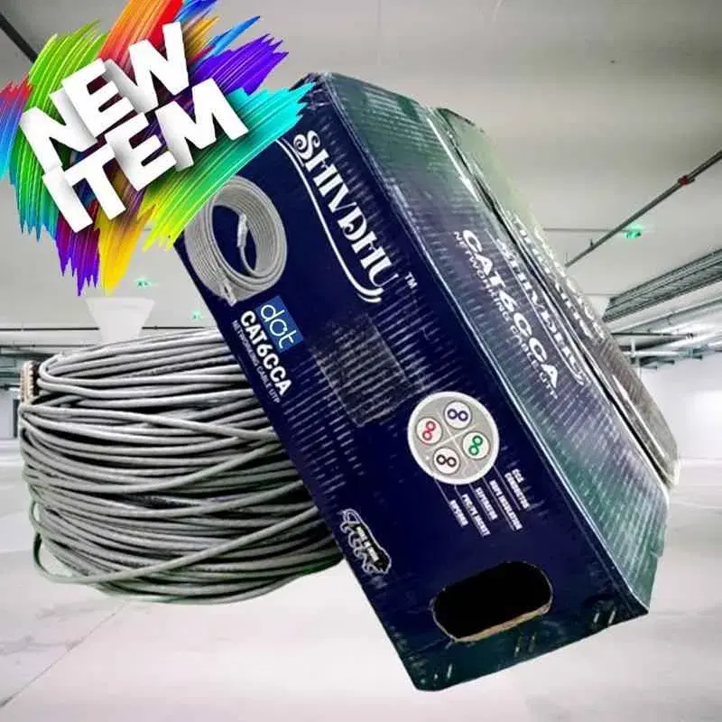 SHIVDHU CAT6 UTP CABLE INDOOR CCA Project 305Mtr. SHIVDHU