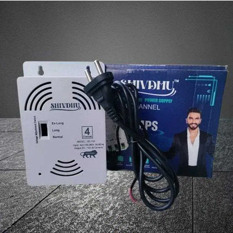 SHIVDHU CCTV POWER SUPPLY 4CHANNEL SHIVDHU