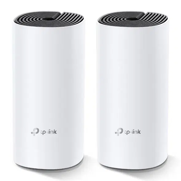 TP Link AC1200 Whole Home Mesh Wi-Fi System, 2 Pack Deco M4 Dual Band Wi-Fi To An Area of up to 2,800 square feet White