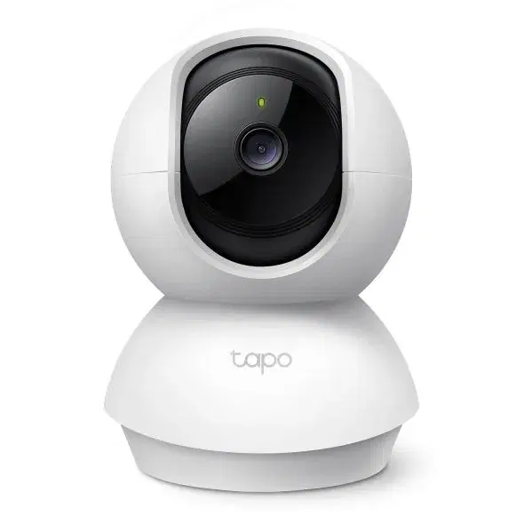 TP Link Tapo C200 Pan Tilt Home Security Wi-Fi CCTV Camera 1080P Full HD, 2-Way Audio, Up to 128 GB MicroSD Card Supported White