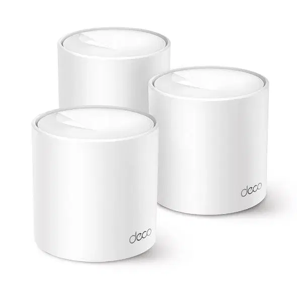 TP Link Deco X10 AX1500 Whole Home Mesh Wi-Fi 6 System Wi-Fi Dead Zone Killer With Parental Controls Feature White