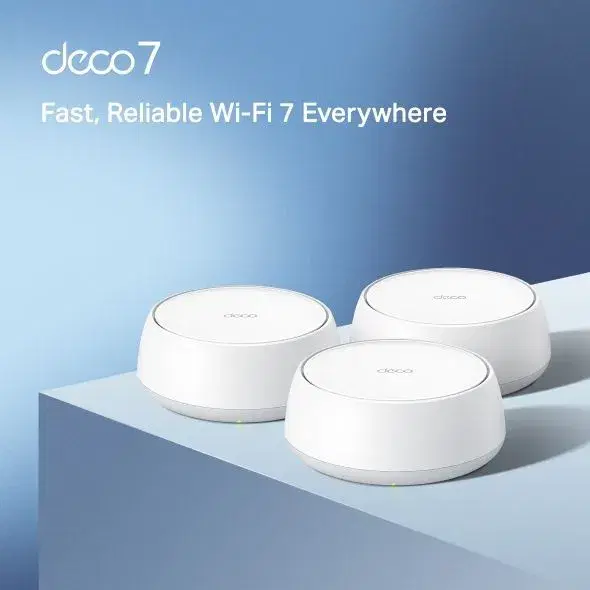 TP link Deco BE25 Deco 7 BE5000 Whole Home Mesh WiFi 7 System