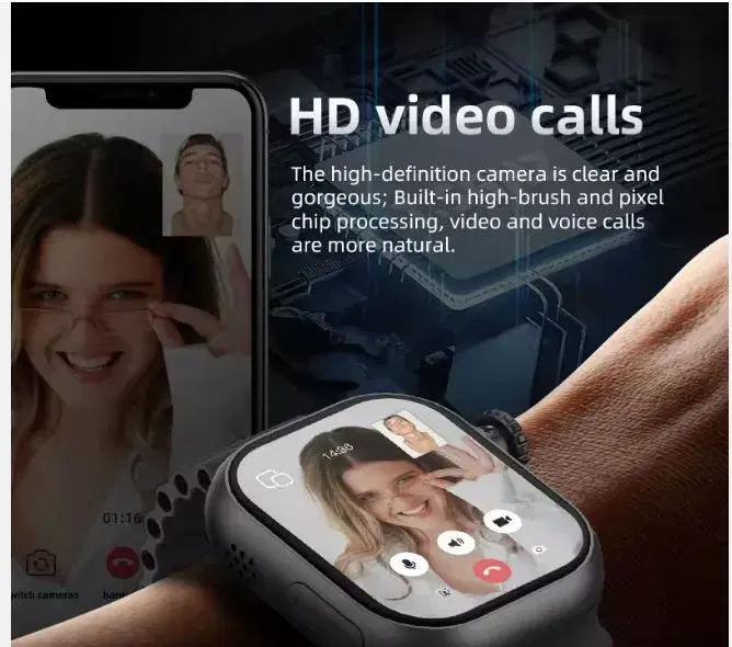 HOWEAR HW - S10 SIM CALL Smartwatch | 4 + 64 GB Large Memory, Dual - Camera, 5G+ Multi - Functions CALLING SIM CALLING SMARTWATCH