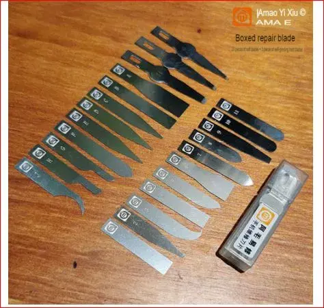 BLADE/KNIFE SET HANDLE AMAOE BLADE BOX