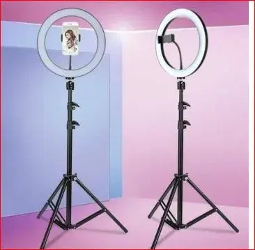 36CM Selfie LED Ring Light with remote control and 7 Fit Tripod Stand, Cell Phone Holder Dimmable 3 Light Modes for Live Stream, Makeup, TikTok