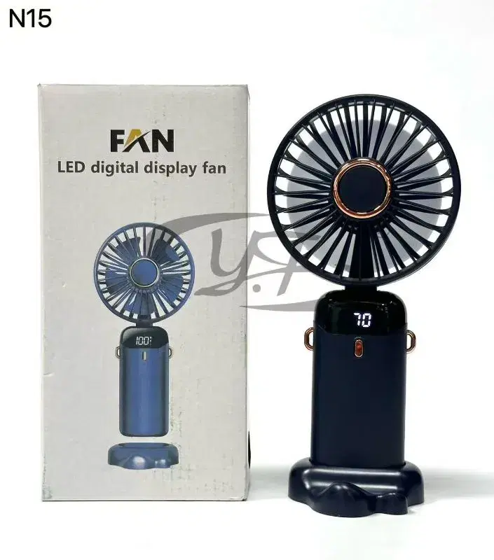 portable LED digital display fan, often referred to as the N15 model.
