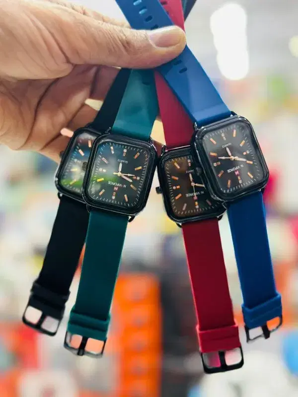 Women's Square Quartz Watch.