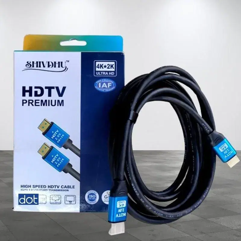 SHIVDHU HDMI Cable 4K 3 Mtr. SHIVDHU