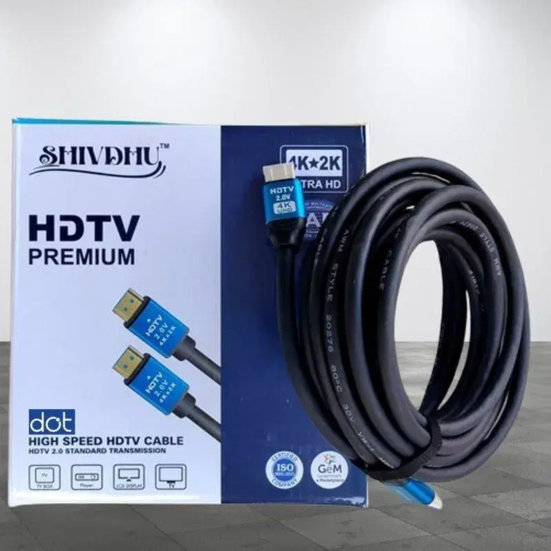 SHIVDHU HDMI Cable 4K 5 Mtr. SHIVDHU