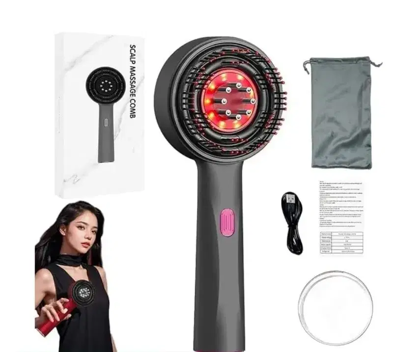Scalp Massage Comb, 2 in 1 Hair Oil Applicator, Electric Scalp Massager Brush, Hair Growth Stimulating Scalp Massager, Electric Hair Massager for Scalp, Scalp Massaging Brush Electric, Scalp Massager