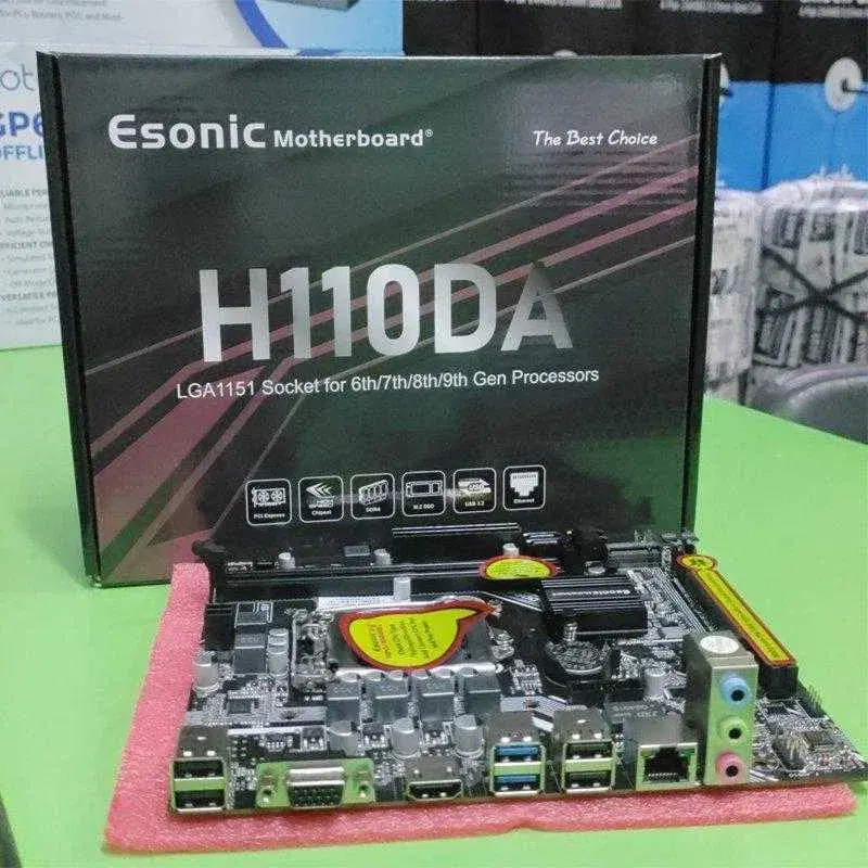Esonic Motherboard Esonic H110DA NVME Slot