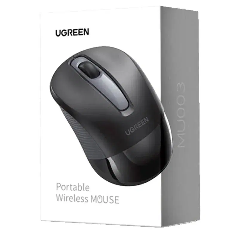 Mouse Portable Wireless 2.4G Black MU003 90371 UGREEN