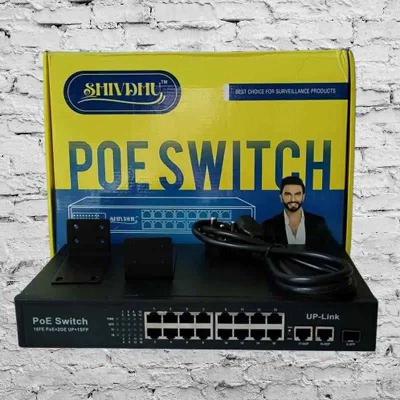 SHIVDHU POE SWITCH SG-16FE+2GE+1SFP SHIVDHU