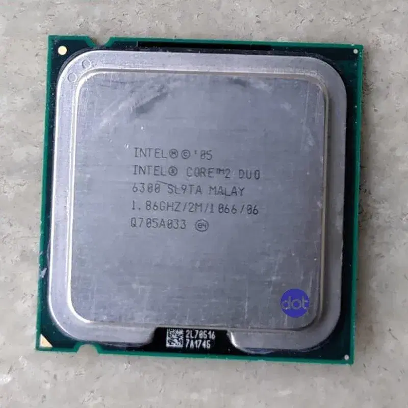 Processors Intel® Dual Core 1.86GHz intel