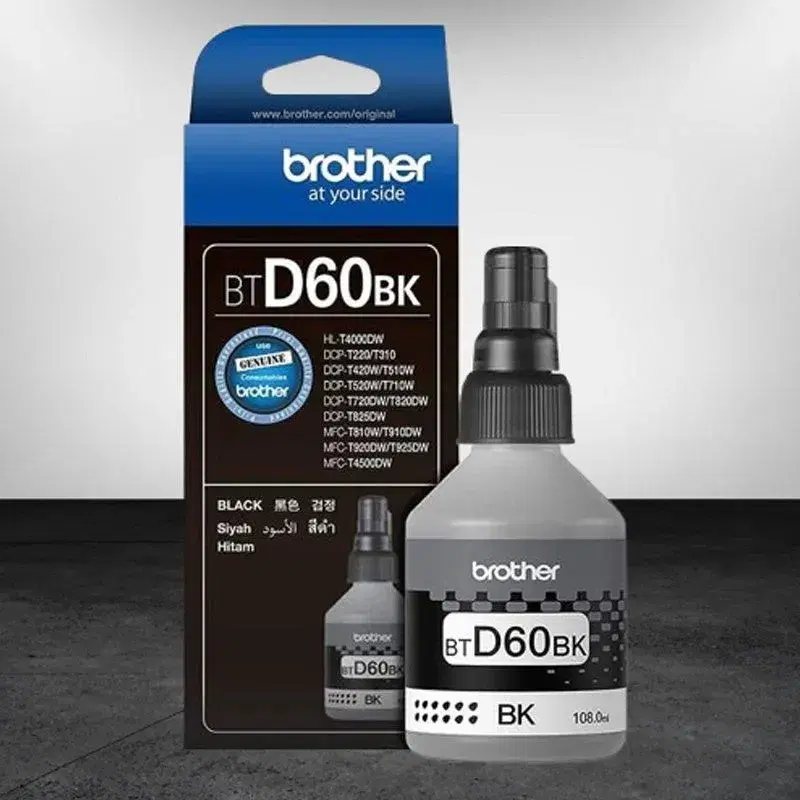 Refill Ink Brother BTD60 Black Genuine Brother