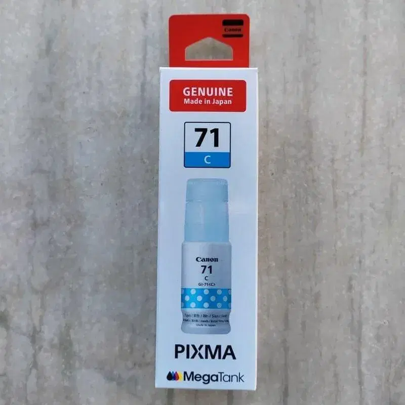 Refill Ink Canon 71 Cyan Genuine