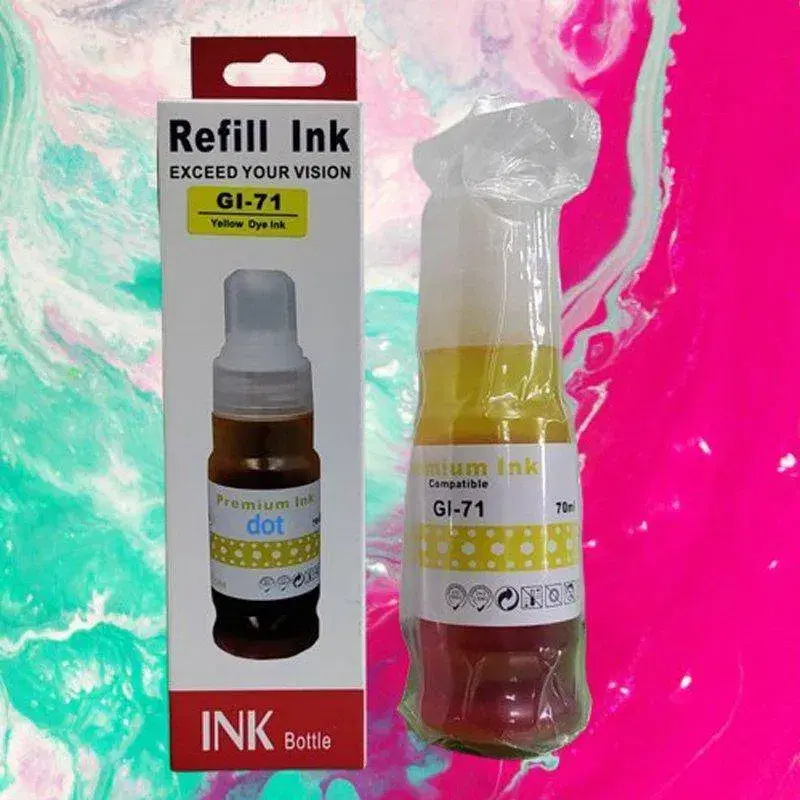 Refill Ink Canon GI-71 Yellow