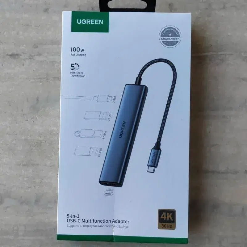 UGREEN 5-in-1 USB-C Multifunction Adapter