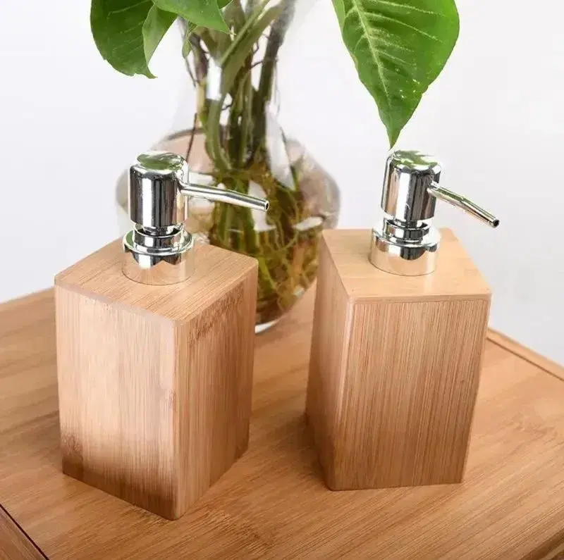 Bamboo Liquid Hand Soap Dispenser Pump 250ml