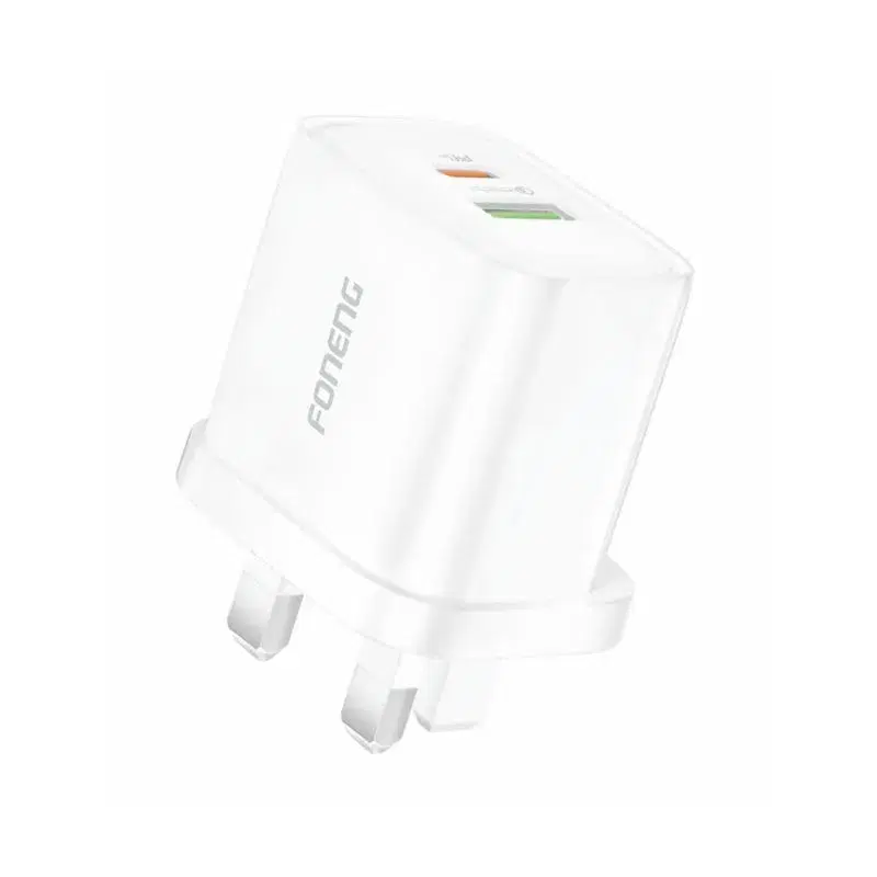 Foneng UK31 A+C 2-Port Charger 20W with CC cable