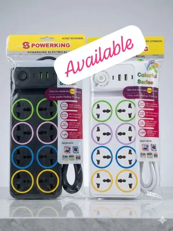Powerking Socket Extensions, specifically from their "Colorful Series".