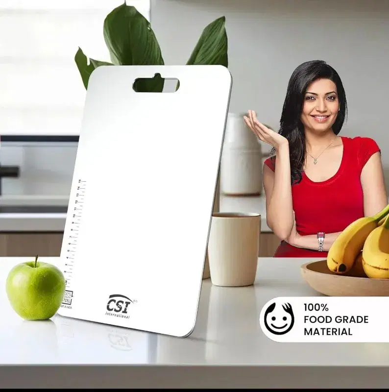 Stainless Steel Cutting Board 31x21cm & 1mm Thick