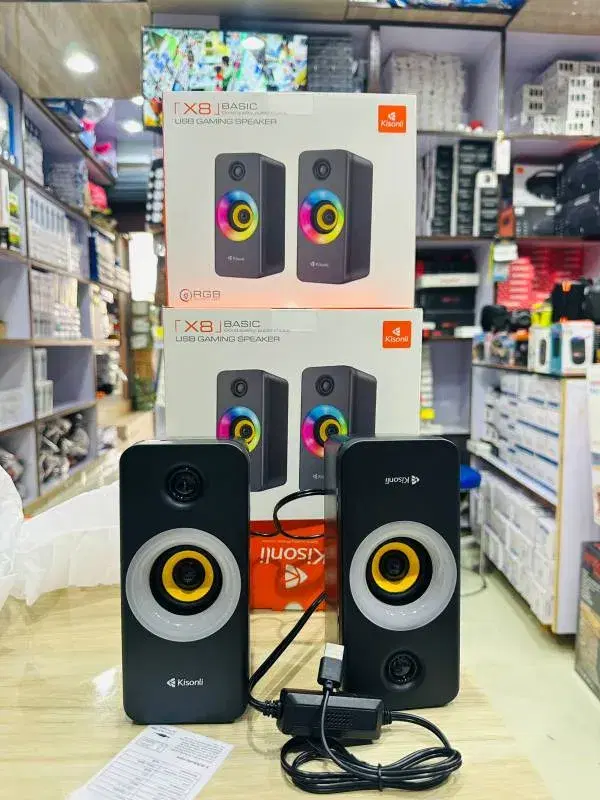 Kisonli X8 USB Gaming Speaker.