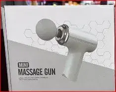 Mini Massage Gun Powerful Fascial Gun Portable Deep Tissue Percussion Muscle Back Head Massager for Pain Relief with 4 Headers